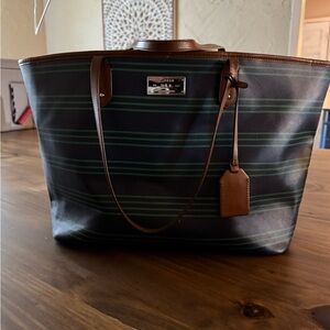 Ralph Lauren Leather Large Vintage  Emerie Tote